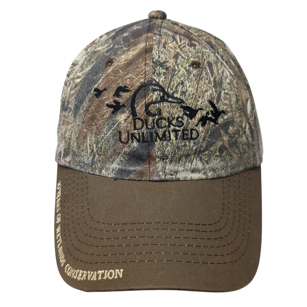 Ducks Unlimited Slideback Hat Multicolor One Size Camo Hunting Outdoor